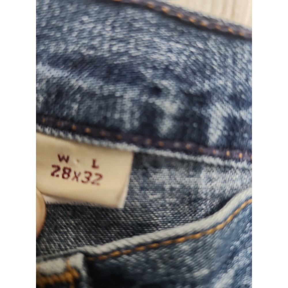 Vintage Abercrombie Made In USA Men's 28x32 Button Fly Denim Jeans - Picture 5 of 9